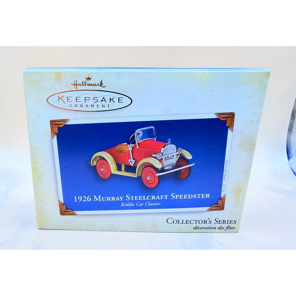 2005 Hallmark 1926 Murray Steelcraft Speedster Kiddie Car Classics Ornament